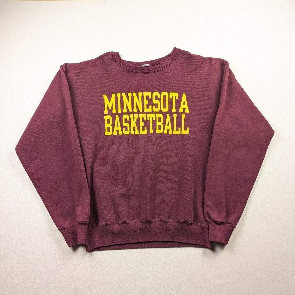 Vintage Champion 90s Minnesota Golden Gophers Maroon Crewneck Sweatshirt